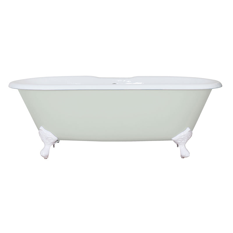 Hurlingham Dryden Double Ended Cast Iron Bathtub (1 size, any colour) - Brand New Bathrooms
