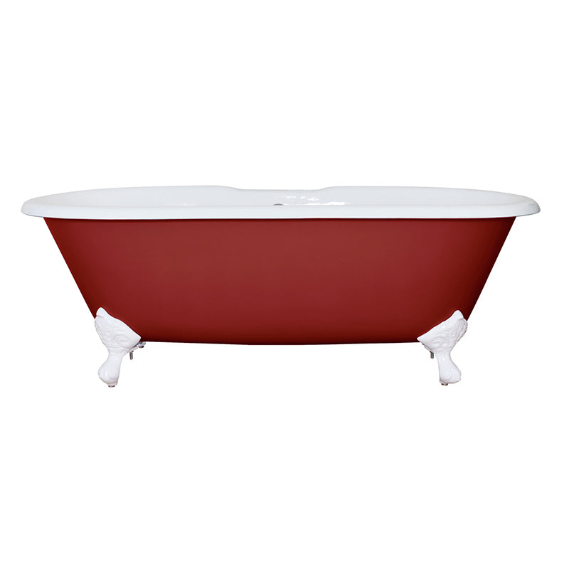 Hurlingham Dryden Double Ended Cast Iron Bathtub (1 size, any colour) - Brand New Bathrooms