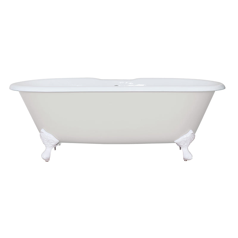 Hurlingham Dryden Double Ended Cast Iron Bathtub (1 size, any colour) - Brand New Bathrooms