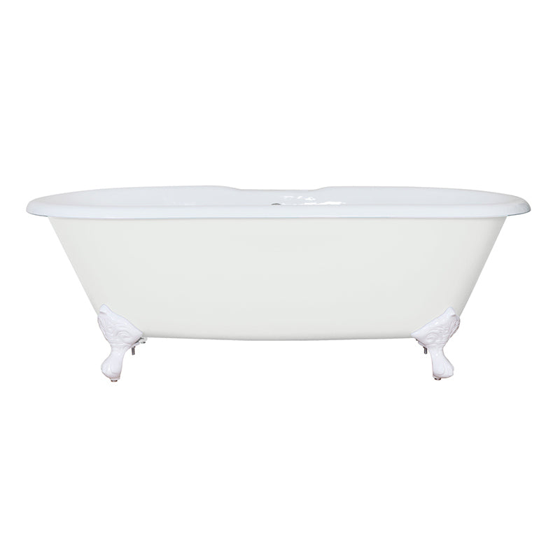 Hurlingham Dryden Double Ended Cast Iron Bathtub (1 size, any colour) - Brand New Bathrooms