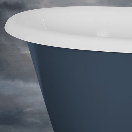 Hurlingham Dryden Small Double Ended Cast Iron Clawfoot Bathtub (1 size, any colour) - Brand New Bathrooms