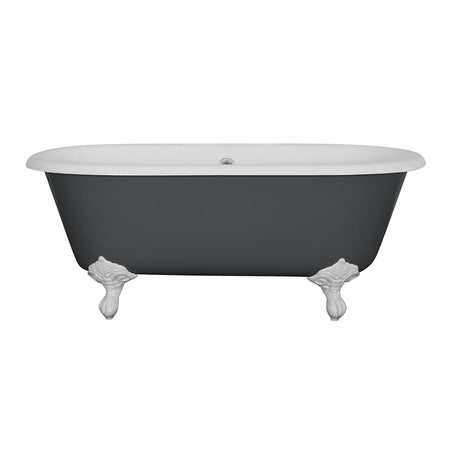Hurlingham Dryden Small Double Ended Cast Iron Clawfoot Bathtub (1 size, any colour) - Brand New Bathrooms