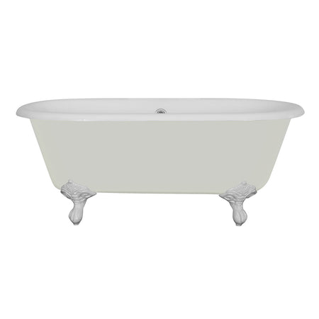 Hurlingham Dryden Small Double Ended Cast Iron Clawfoot Bathtub (1 size, any colour) - Brand New Bathrooms