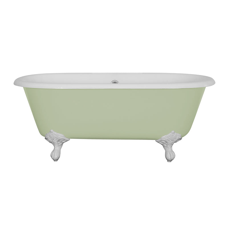 Hurlingham Dryden Small Double Ended Cast Iron Clawfoot Bathtub (1 size, any colour) - Brand New Bathrooms
