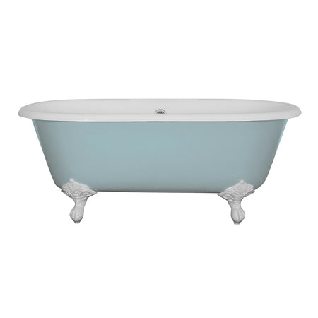 Hurlingham Dryden Small Double Ended Cast Iron Clawfoot Bathtub (1 size, any colour) - Brand New Bathrooms
