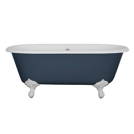 Hurlingham Dryden Small Double Ended Cast Iron Clawfoot Bathtub (1 size, any colour) - Brand New Bathrooms