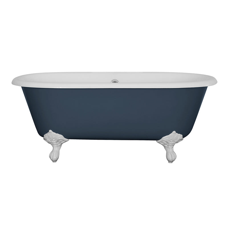 Hurlingham Dryden Small Double Ended Cast Iron Clawfoot Bathtub (1 size, any colour) - Brand New Bathrooms
