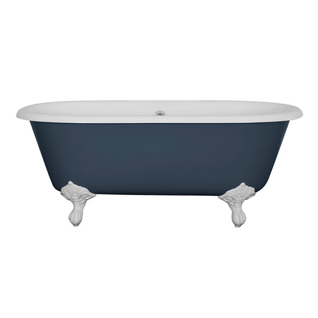 Hurlingham Dryden Small Double Ended Cast Iron Clawfoot Bathtub (1 size, any colour) - Brand New Bathrooms