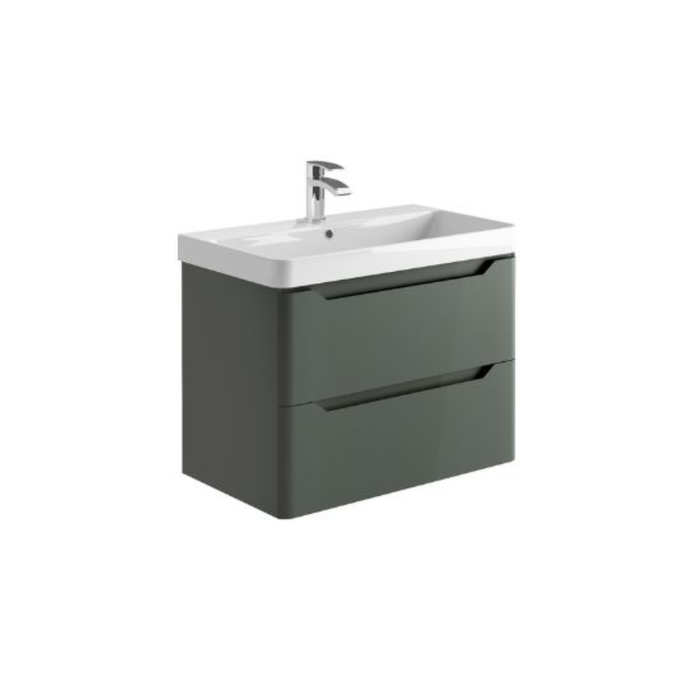 Scudo Ella Wall Mounted Basin Cabinet (3 sizes, 4 colours)