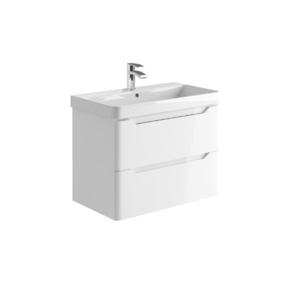 Scudo Ella Wall Mounted Basin Cabinet (3 sizes, 4 colours)