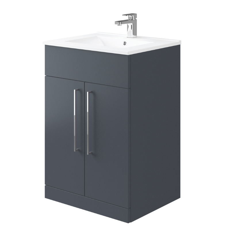 Giavani Bathrooms Complete Bathroom Suite with 1700mm Bath, Chrome Brassware & Vanity Unit (3 colours)