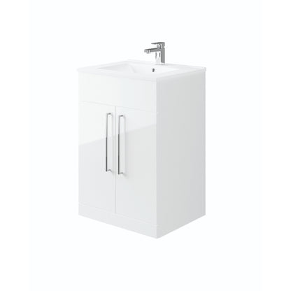 Giavani Bathrooms Complete Bathroom Suite with 1700mm Bath, Chrome Brassware & Vanity Unit (3 colours)