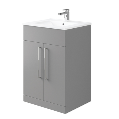 Giavani Bathrooms Complete Bathroom Suite with 1700mm Bath, Chrome Brassware & Vanity Unit (3 colours)