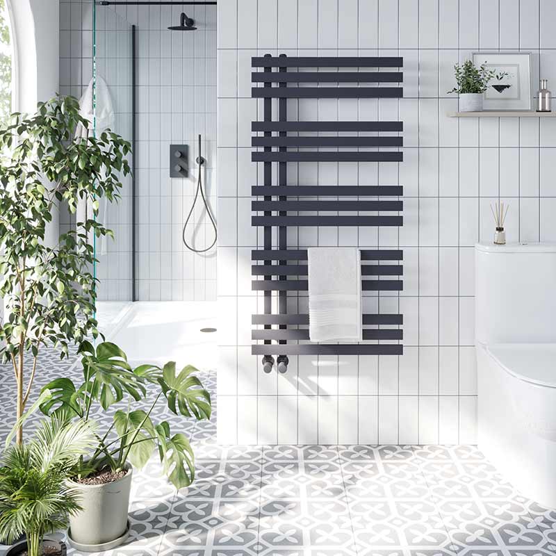 Scudo Elizabeth Towel Radiator (6 sizes, 2 colours) - Brand New Bathrooms