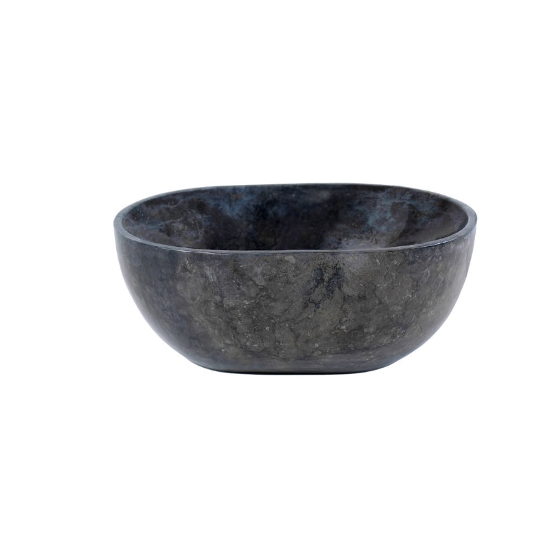 Loutro Lavabo Elleni-B Oval Marble Basin (1 size, Anthracite) - Brand New Bathrooms