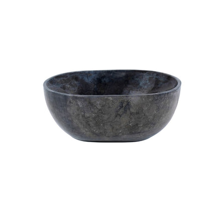 Loutro Lavabo Elleni-B Oval Marble Basin (1 size, Anthracite) - Brand New Bathrooms