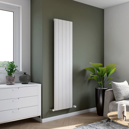 Eucotherm Eris Vertical Aluminium Radiator (2 colours, 3 sizes) - Brand New Bathrooms