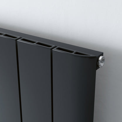 Eucotherm Eris Vertical Aluminium Radiator (2 colours, 3 sizes) - Brand New Bathrooms