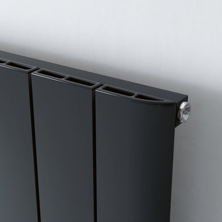 Eucotherm Eris Vertical Aluminium Radiator (2 colours, 3 sizes) - Brand New Bathrooms