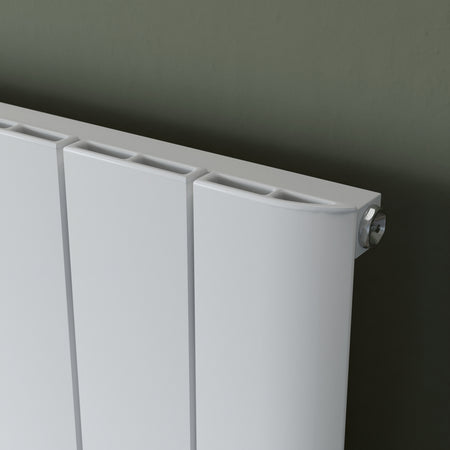 Eucotherm Eris Vertical Aluminium Radiator (2 colours, 3 sizes) - Brand New Bathrooms