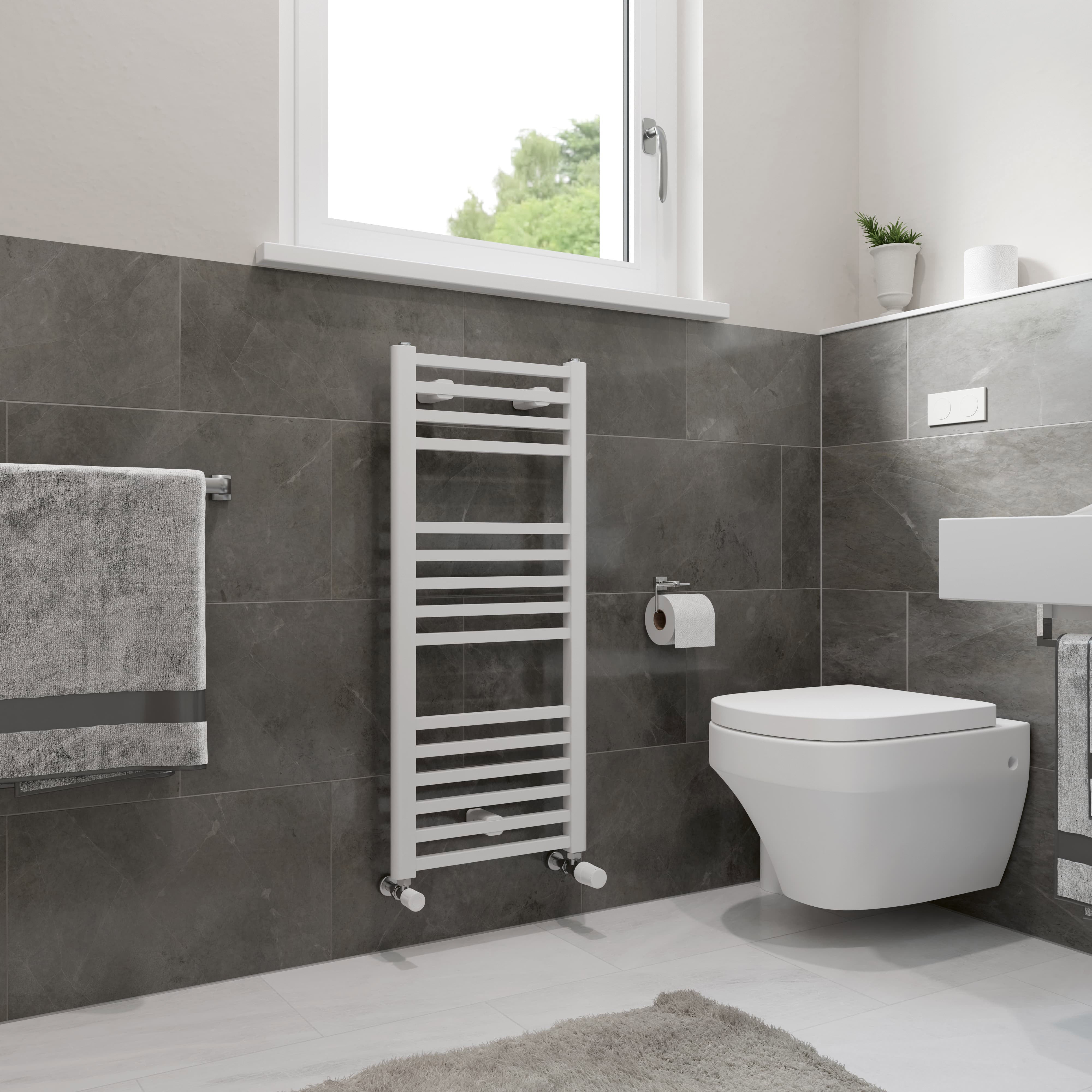 Eucotherm Eros Electric Towel Radiator with Smart Control (3 colours, 2 sizes) - Brand New Bathrooms