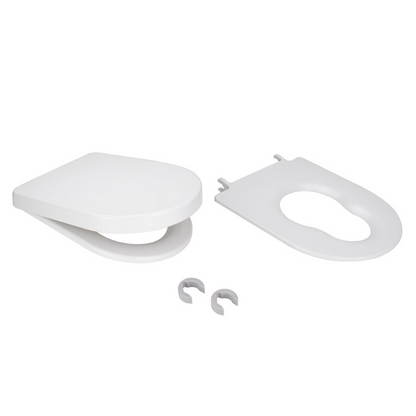 Euro Showers Multi D Duroplast Toilet Seat (White) - Brand New Bathrooms