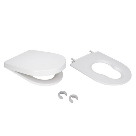 Euro Showers Multi D Duroplast Toilet Seat (White) - Brand New Bathrooms