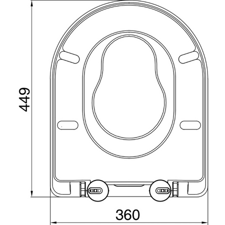 Euro Showers Multi D Duroplast Toilet Seat (White) - Brand New Bathrooms