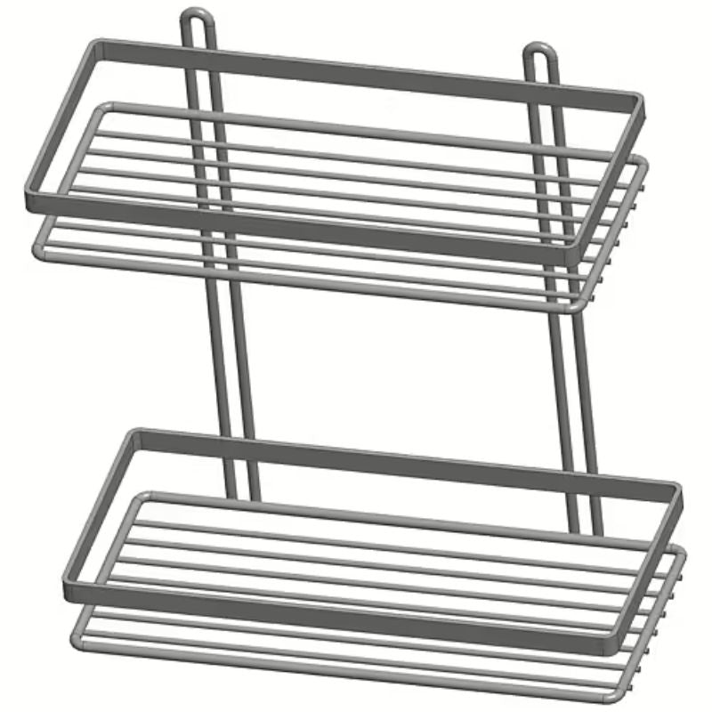 Euro Showers Wire Basket Rectangle (4 styles, Chrome) - Brand New Bathrooms