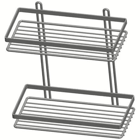 Euro Showers Wire Basket Rectangle (4 styles, Chrome) - Brand New Bathrooms