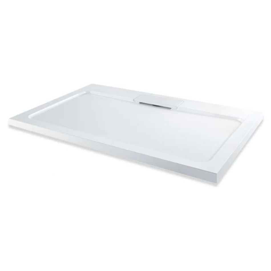 MX Expressions Flat Top Rectangle Hidden Waste Low Profile Shower Tray (7 sizes)