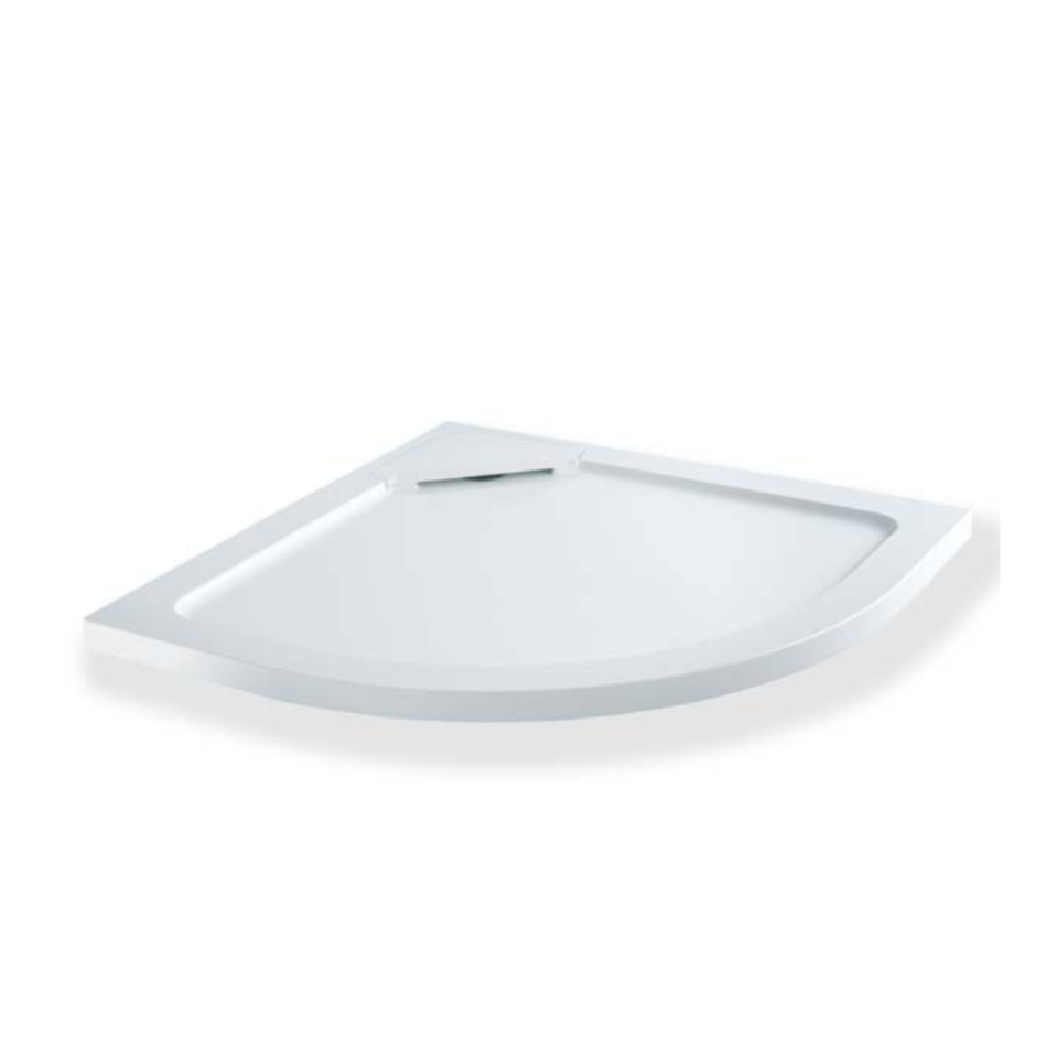 MX Expressions Flat Top Quadrant Hidden Waste Shower Tray (2 sizes)