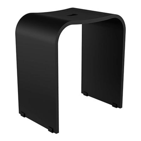 Smedbo Living Shower Black Chair (W400 x H440 mm) - Brand New Bathrooms
