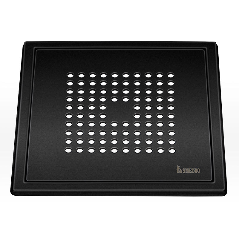 Smedbo Outline Stainless Steel Floor Grating (Black) - Brand New Bathrooms