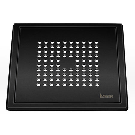 Smedbo Outline Stainless Steel Floor Grating (Black) - Brand New Bathrooms
