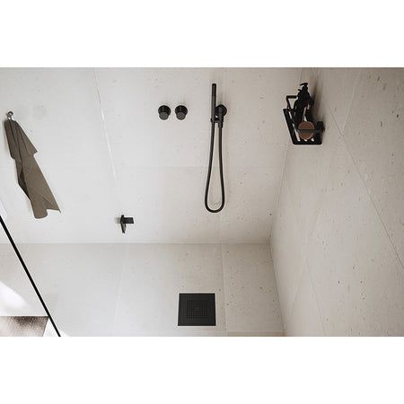 Smedbo Outline Stainless Steel Floor Grating (Black) - Brand New Bathrooms