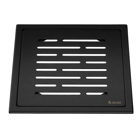 Smedbo Outline Stainless Steel Floor Grating (Black) - Brand New Bathrooms