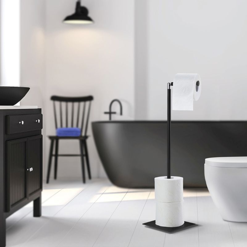 Smedbo Outline Lite 615mm Spare Toilet Roll Holder (2 Variants) - Brand New Bathrooms