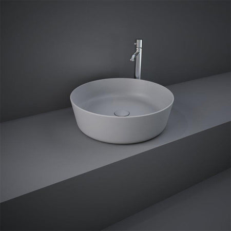 RAK Ceramics Feeling Round 430mm Countertop Basin with No Tap Hole (1 size, 5 colours) - Brand New Bathrooms