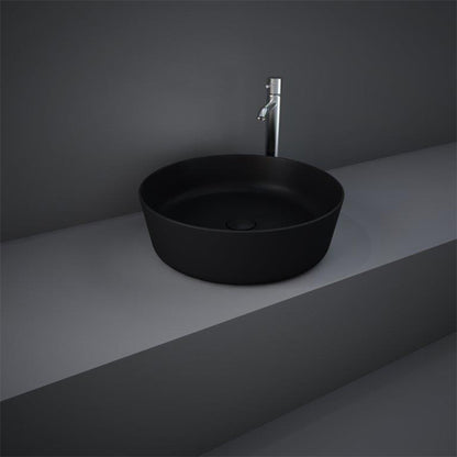 RAK Ceramics Feeling Round 430mm Countertop Basin with No Tap Hole (1 size, 5 colours) - Brand New Bathrooms