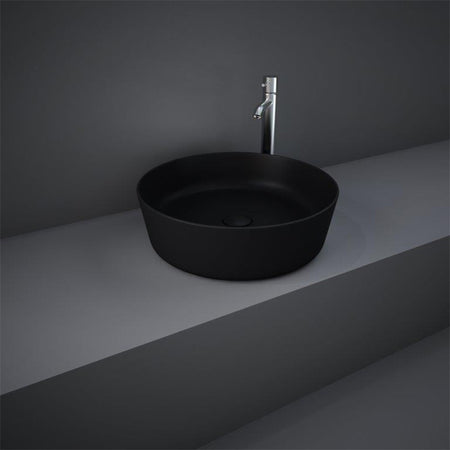 RAK Ceramics Feeling Round 430mm Countertop Basin with No Tap Hole (1 size, 5 colours) - Brand New Bathrooms