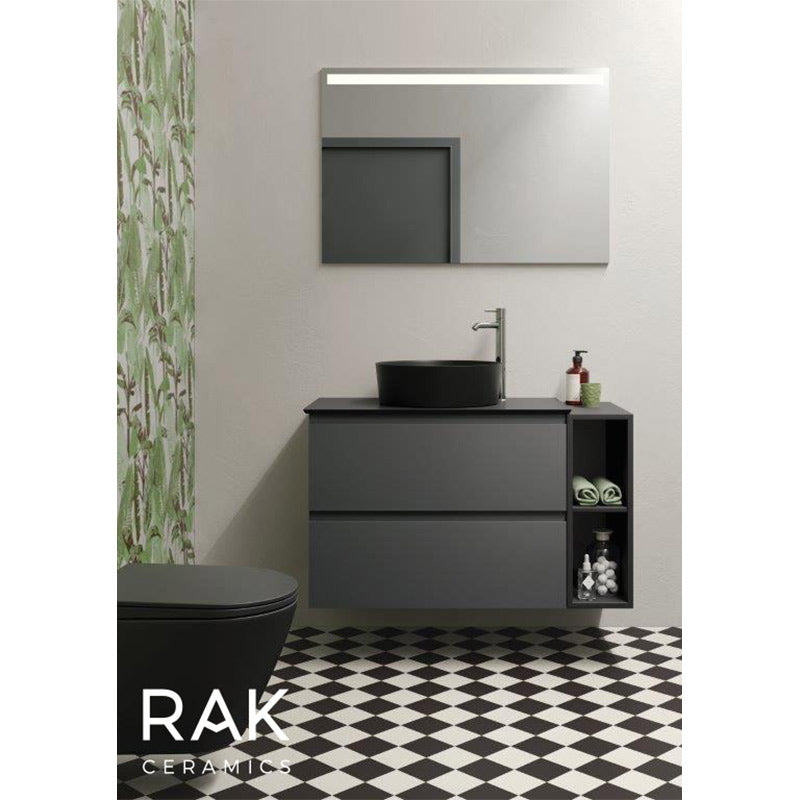 RAK Ceramics Feeling Round 430mm Countertop Basin with No Tap Hole (1 size, 5 colours) - Brand New Bathrooms
