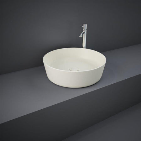 RAK Ceramics Feeling Round 430mm Countertop Basin with No Tap Hole (1 size, 5 colours) - Brand New Bathrooms