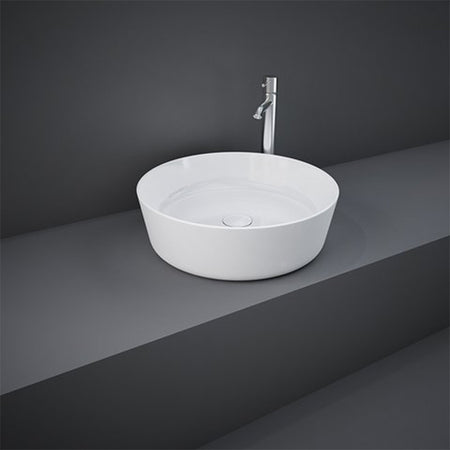 RAK Ceramics Feeling Countertop Basin with No Tap Hole (3 sizes, Alpine White) - Brand New Bathrooms