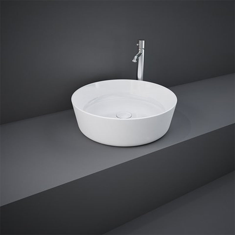 RAK Ceramics Feeling Countertop Basin with No Tap Hole (3 sizes, Alpine White) - Brand New Bathrooms