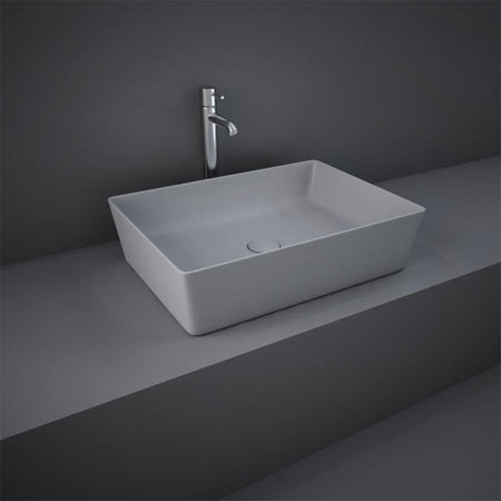 RAK Ceramics Feeling Rectangular 430mm Countertop Basin witj No Tap Hole (1 size, 5 colours) - Brand New Bathrooms