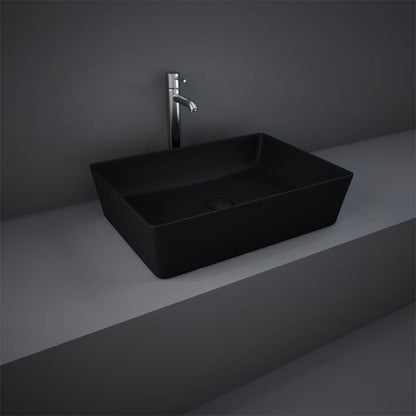 RAK Ceramics Feeling Rectangular 430mm Countertop Basin witj No Tap Hole (1 size, 5 colours) - Brand New Bathrooms