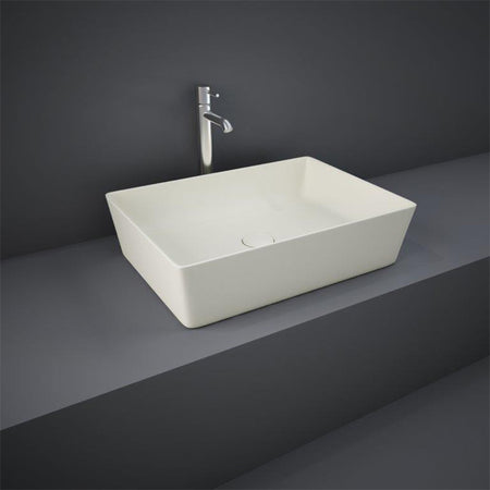 RAK Ceramics Feeling Rectangular 430mm Countertop Basin witj No Tap Hole (1 size, 5 colours) - Brand New Bathrooms