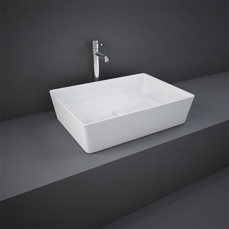 RAK Ceramics Feeling Countertop Basin with No Tap Hole (3 sizes, Alpine White) - Brand New Bathrooms