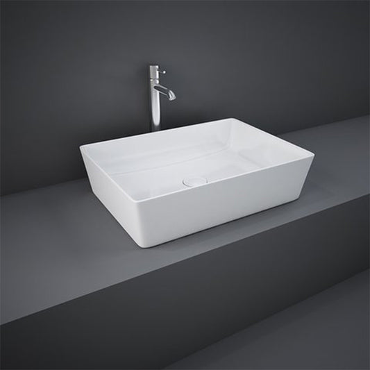 RAK Ceramics Feeling Countertop Basin with No Tap Hole (3 sizes, Alpine White) - Brand New Bathrooms